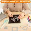 Adhesive Magnetic Sheets 8 x 10 Inch, 18 Packs Magnetic Sheets with Adhesive Backing - 0.5mm Thickness Flexible Magnet Sheets for Dies Storage, Craft Projects, Photos, School, Office
