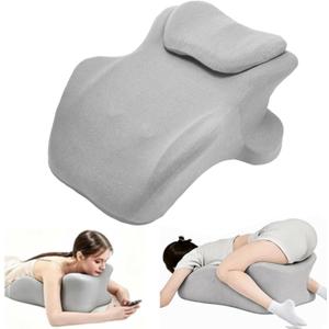RSN Ergonomic Memory Foam Wedge Pillow 27° Bed Contoured Support Pillows, Onesize