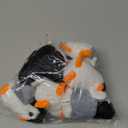 Men Women Cute Lovely Fluffy Plush Lover Penguin Keychain Keyring Handbag Backpack Car Key Ring Pendant, 8 pcs