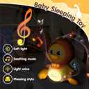 Crawling Duck Musical Toy, Baby Toy for Toddler, Sound Toys for 18+ Months, Early Educational Baby Toys with Light, Includes One Large Duck and Two Ducklings (Batteries Included)