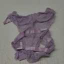 Aranmei Women Sexy Lingerie Bodysuit Lace Teddy Snap Crotch V Neck Cut Out One Piece Babydoll Underwire (Small, Light Purple)