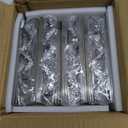 EHWINE 24 Pack Acrylic Sign Holder 4 x 6, Double Sided Gold Picture Frame Stand up Table Top Sign Holders, Clear Display Stand Menu Flyer Holder for Wedding Party