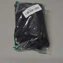 Hiasan Round Linen Tablecloth 40 Inch - Wrinkle and Stain Resistant Washable Polyester Fabric Table Cloth for Dining Room Kitchen Party, Black