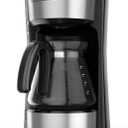 BLACK+DECKER CM0755S 4-in-1 5-Cup Coffee Station Coffeemaker, Stainless Steel