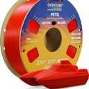 OVERTURE PETG 3D Printer Filament 1.75mm, Neatly Wound Durable PETG 1kg Spool (2.2lbs), Strong Toughness Filament, Dimensional Accuracy +/- 0.02mm, Fit Most FDM Printers (Red)