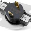 WE4M216 Dryer Cycling Thermostat Fit for GE for RCA for Hotpoint for Sears for Kenmore Dryers BWXR473EV0AA BWXR473EV0W BWXR473GT5AA BWXR473GT5WW DBB3300EA0AA Replace 276485 AH267949 EA267949