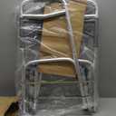 Drive Medical Two-Button Folding Walker with Wheels, Height Adjustable