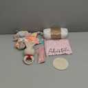 Baby Girl Gifts,Baby Shower Gifts for Girls,New Born Baby Girls Gift,Baby Girl Gift Basket,Unique Baby Gift Essential,Gender Reveal Gifts,Rattle Swaddle Blanket Baby Girl Gifts