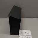 Wall Mount Mailbox, Large Capacity Mailbox for House, Galvanized Steel Rust-Proof Metal Post Box Drop Mailboxes for Outside, 15.74"9.84"4.33", Black Modern Sleek Style