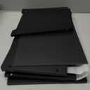 Kitsure Bread Box - Wooden Bread Box for Kitchen Countertop, Large Capacity Kitchen Countertop Organizer, Stylish Bread Storage with Window, Multi-functional Container, Black, 15.0"x8.3"x9.1" (1T)