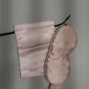 Blissy Silk Sleep Mask - Eye Sleeping Mask for Women & Men for Total Blackout - 100% Pure Mulberry Silk, 22 Momme 6a Fibers - Blindfold Sleep Mask Side Sleeper Eye Cover (Champagne) 
