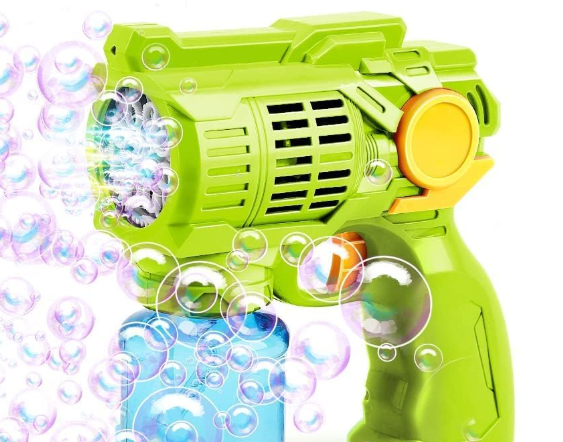 Toy Life Bubble Gun for Kids, Automatic Bubble Blower, Leakproof & Lightweight, Outdoor Summer Toy, Easter Basket Stuffer, Party Favor, Birthday Gift for Toddlers Boys Girls