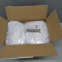 Obstal 6ft Stretch Spandex Table Cover - 4 Pack Universal Rectangular Fitted Tablecloth Protector for Wedding, Banquet and Party, White