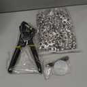 Grommet Tool Kit, 3/8 inch Handheld Eyelet Kit Manual Grommet Press Machine with 500 pcs 10 mm Grommets