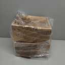 iDesign Acacia Wood Pantry Storage Bin with Handles - Set of 2 - Natural