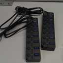 USB 3.0 Hub, PANPEO 7-Port USB Data Hub Splitter with 3ft Long Cable USB Extension for Laptop,PC Computer,Surface Pro, PS4/5, Flash Drive, Mobile HDD - with LED Individual On/Off