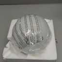 KoKo&Yukina 6 Inch Milk White Glass Globes Shade Frosted Replacement Glass Shades - 2.67" Fitter Opening - Lighting Fixture Replacement (1 Pack)