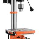 VEVOR 12 in Benchtop Drill Press, 5 Amp 120V, Variable Speed Cast Iron Bench Drill Press, 12 in Swing Distance 0-45 Tiltling Worktable with Laser Work Light, Tabletop Drilling Machine for Wood Metal