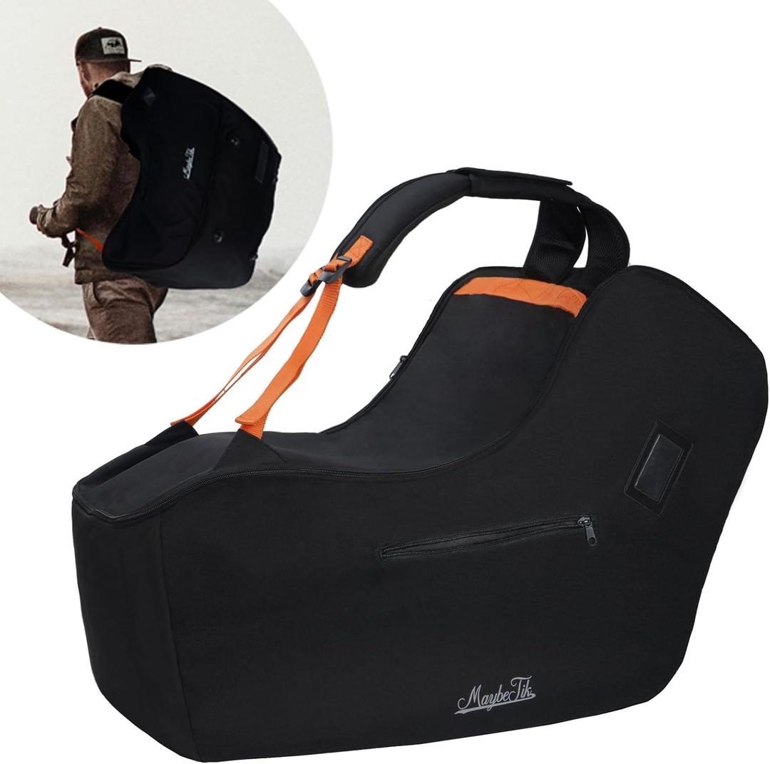 Infant Car Seat Travel Bag for Airplane Compatible with UPPAbaby MESA V2 and Base, Fits Nuna Pipa Car Seat and Base, Car Seat Carrier for Air Travel, Padded Carseat Cover for Airplane Travel