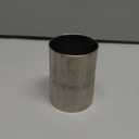 Exhaust Adapter Connector 2.75"ID to 3"ODExhaust Adapter Total Length 4 "Stainless Steel Polished.