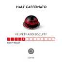Nespresso Capsules Vertuo, Half Caffeinato, Mild Roast Coffee, 30-Count Coffee Pods, Brews 7.8oz. (EXP 05/31/26)