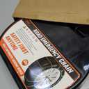 DEDC Auto Lock Snow Tire Chains, 50s Quick Easy, Enhanced Manganese Steel Alloy Endurance Life 650 Mi for Off Road SUV and Pickup Truck 265 275 285 295 305 315 Set of 2 (LS1620)