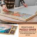 1000 Piece Puzzle Board with Drawers and Cover - 4 Drawers, Wooden Jigsaw Puzzle Table | 30” X 22”| Jigsaw Puzzle Board - Portable Puzzle Tables for Adults and Kids by Beyond Innoventions