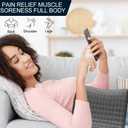 Heating Pad for Back Pain & Period Cramps Relief, 9 Heat Settings Electric Heating Pad for Neck & Shoulder, Auto Shut Off, Soft Machine Wash Fabric, Gifts for Mom, Women, 12''x24'', Gray