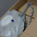 Heavy Duty Boat Anchor Kit, Fluke Style with Chain and Rope Set, Compatible with Pontoon, Deck, Fishing, and Sailboats, Galvanized Steel (13LB)