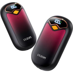 Hand Warmers Rechargeable - Magnetic Electric Hand Warmers 2 Pack, LED Display, 4 Settings Fast Heating Reusable Portable Heater Handwarmers for Golf Hunting Camping Essentials, Gifts for Men Women