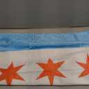 Chicago City Flag Super Soft Warm Fleece Blanket, Comfortable Flannel Blanket, Four Season Blanket Suitable for Bedroom Bed and Sofa (45x35 Inch)