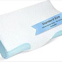 Derila Pillowcase | Designed to Keep Your Derila Memory Foam Pillow for snoring Relief Covered and Protected with This Crisp, Clean, White Pillowcase Made from Premium Materials (Standard (19.7" x 11.8" x 3.9"))