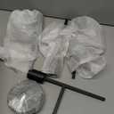 TOBUSA Semi Flush Mount Ceiling Light Fixture Matte Black, Modern Sputnik Close to Ceiling Light, Chandelier Light Fixture Ceiling for Bedroom Kitchen Living Room Dining Room, 4 Light E26 Socket