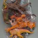 18 Pcs Dinosaur Birthday Party Decorations Animal Cake Toppers Mini Birthday Hat Figure Model for Animals Themed Party