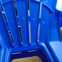 Little Tikes Kids Garden Chair 4 Pack in Blue, Outdoor Toddler Activity Adirondack Chairs for Picnic, Garden, Patio, Backyard & Beach, Outdoor Chair Set