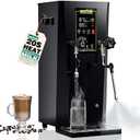 WantJoin 2000W Commercial Milk Frother & Beverage Warmer - Professional Milk Steamer Machine with LED Display Panel for Latte, Cappuccino, Coffee, Hot Chocolate and Milk Tea, Perfect for Cafes & Home