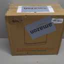 Funest Bathroom Trash Can, 3.3 Gallon Slim Trash Can with Lid, Adsorption Garbage Can with Press-Top Lid, Small White Narrow Plastic Trash Bin for Bathroom, Office, Bedroom, Living Room