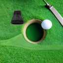 Yardwe Golf Ball Retriever Suction Cup Pickup Tool for Putter Grip Lightweight Ball Grabber for on-Course Golf Retrieval 4-Pack Small Size