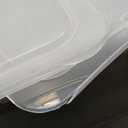 Rubbermaid Cleverstore 74 Qt Clear Storage Bins with Lids, 4-Pack, Stackable, BPA-Free, Made in USA