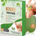 Knee patches for pain relief bone on bone Conforming Knee Patch - herbal knee patch Flexible Adhesive Heat Application 40 Pads