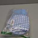 200 Pcs Blue Plaid Tableware Set Blue And White Checkered Birthday Party Supplies Disposable Plaid Paper Plates Napkins Dinnerware Set Girls Barbecue Picnic BBQ Birthday Decoration Serve 50 Guest