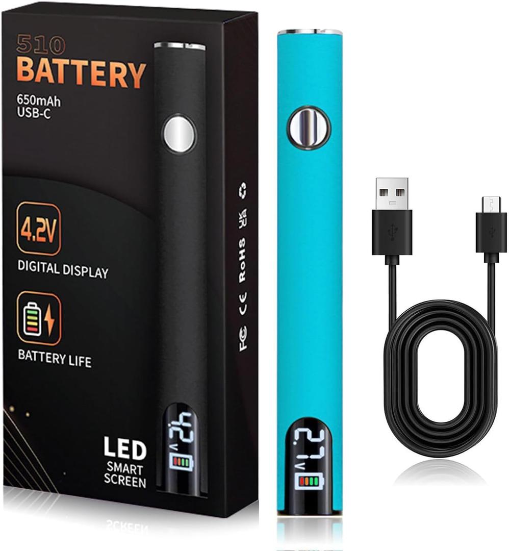 USB Rechargeable 650mAh Cordless Soldering Pen, 2025 New Portable 510 Threaded Battery Pen, LED Digital Display, Adjustable Temperature Soldering Kit for Home Appliance Repair