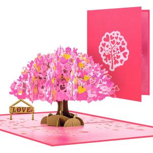 Pop Up Valentine's Day Card, Anniversary Card, Love You, for Women, Wife, Mom, Her.