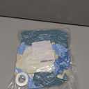 130pcs Dusty Blue Balloon Arch Kit, Dusty Light Blue Pearl White Balloons for Baby Shower Bridal Shower Wedding Birthday Party Decorations