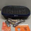 Lifepro HexaPlate Lite Vibration Plate Exercise Machine with Magnetic Acupoints - Full Body Vibration Platform for Beginners and Recovery - Lymphatic Drainage Massager for Muscle Toning and Fitness (Blue)