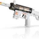 Shappy Water Gun M416 Drinking Squirt Alcohol Shot Gun 12 x 4.9 Inch 4 Oz/120 ml Food Safe Tailgates Beach Swimming Pool Summer Bachelor Party Long Range Stream Beer Beverage Shooter Gift(White)