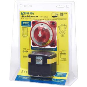 Blue Sea Systems 7650 Add-A-Battery Kit - Dual Circuit Battery Management System, 120 Amps