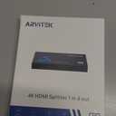 4K Metal HDMI Splitter 1 in 4 Out, 14 Powered HDMI Video TV Splitter for Xbox, PS4/5, PC, Laptop, 4Kx2K30Hz 3D Full HD, Mirror Monitor Only (Not a Switch)