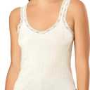 VAVONNE Camisole for Women, All Cotton, Airy Soft Comfy Tank Tops Cami Undershirt (XL)