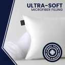 Bed Pillows for Sleeping, Set of 2 Cooling, Hotel Quality with Soft Down Alternative Fill for Back, Stomach & Side Sleepers (Standard)